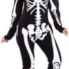067 Squid Halloween Skeleton Costume Jumpsuit for Women - Image 2